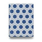 ورق حائط ايطالي هندسي 10 م × 0.70 م أزرق، موديل Z76045