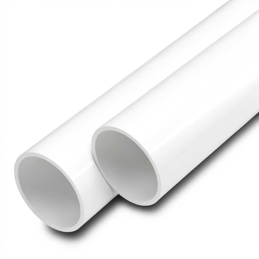 UPVC Pipes Nominal Pressure 6 Bar Outside Diameter 63 mm Thickness 2 mm White