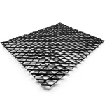 Hot Rolled Black Steel Expanded Metal Mesh Thickness 1.2 mm Width 2.44 m Length 7 m