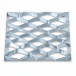 Galvanized Steel Expanded Metal Mesh Thickness 1.5 mm Width 2.44 M Length 7 meter