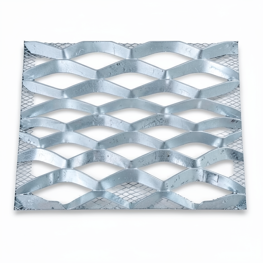 Galvanized Steel Expanded Metal Mesh Thickness 1.5 mm Width 2.44 M Length 7 meter
