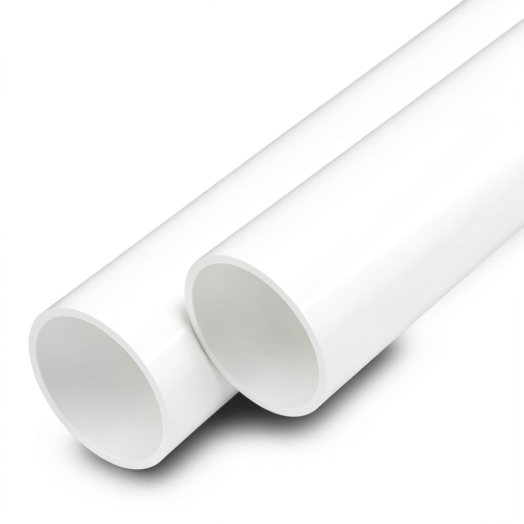 مواسير UPVC الوطني جدول 40 مقاس 3 إنش سمك 5.49 مم لون أبيض