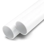 مواسير UPVC ضغط 6 بار قطر خارجي 75 مم سمك 2.3 مم لون أبيض