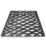 Hot Rolled Black Steel Expanded Metal Mesh Thickness 1.2 mm Width 2.44 m Length 7 m