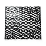 Hot Rolled Black Steel Expanded Metal Mesh Thickness 1.4 mm Width 2.44 m Length 1 m