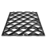 Hot Rolled Black Steel Expanded Metal Mesh Thickness 1.4 mm Width 2.44 m Length 1 m