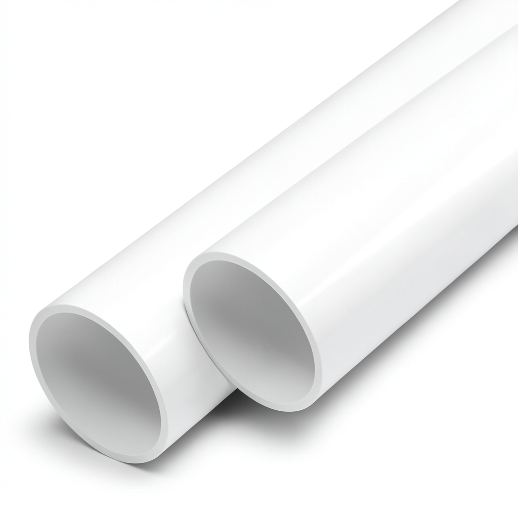 مواسير UPVC الوطني جدول 40 مقاس 4 إنش سمك 6.02 مم لون أبيض