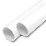 مواسير UPVC ضغط 8 بار قطر خارجي 125 مم سمك 3.9 مم لون أبيض