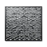 Hot Rolled Black Steel Expanded Metal Mesh Thickness 1.2 mm Width 2.44 m Length 2 m