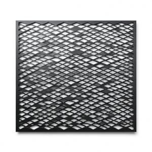 Hot Rolled Black Steel Expanded Metal Mesh Thickness 1.2 mm Width 2.44 m Length 2 m