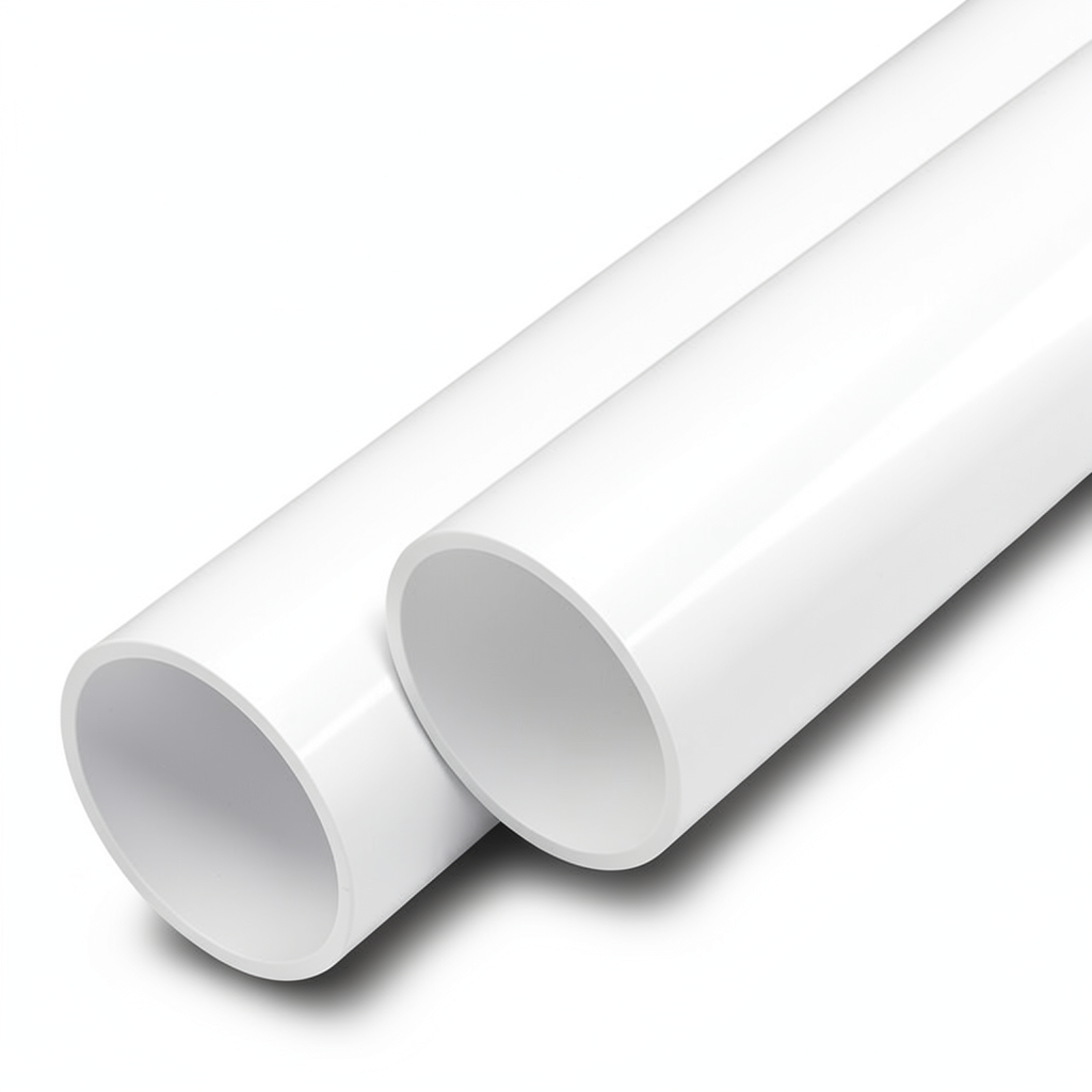 UPVC Pipes Nominal Pressure 8 Bar Outside Diameter 160 mm Thickness 4.9 mm White