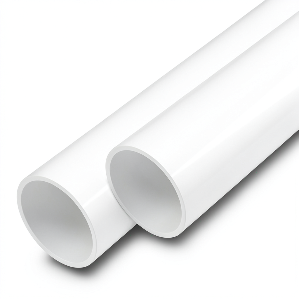مواسير UPVC ضغط 8 بار قطر خارجي 180 مم سمك 5.5 مم لون أبيض