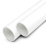 مواسير UPVC ضغط اسمي 8 بار قطر 40 مم سمك 1.6 مم لون أبيض
