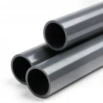 UPVC Plastic Pipe PN  6 Bar Size 8 inch Thickness 6.1 mm Dark Gray Color | Aqtar Najd Company