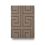 ورق جدراي هندسي بني 10 م × 0.70 م، موديل Z76038