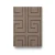 ورق جدراي هندسي بني 10 م × 0.70 م، موديل Z76038 - Image 1