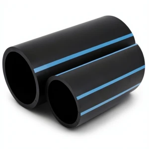 مواسير HDPE الوطني لشبكات المياه الغير مضغوطة ضغط 2 بار قطر خارجي 160 مم سمك 1.8 مم لون أسود