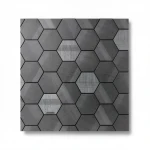 ورق جداري ايطالي مقاس 10 م×0.73 م، لون رمادي داكن، موديل 44804