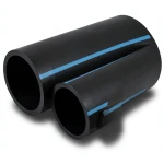 NPF HDPE Pipes Non Pressure 2 Bar 180 mm OD 1.8 mm Thickness Black