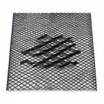 Hot Rolled (Black) Steel Expanded Metal Mesh  [Watad] Thickness 1.8 mm Width 1.22 meter Length 3 meter | Bait Al Tatawor Company