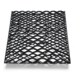 Hot Rolled Black Steel Expanded Metal Mesh Thickness 1.2 mm Width 2.44 m Length 7 m