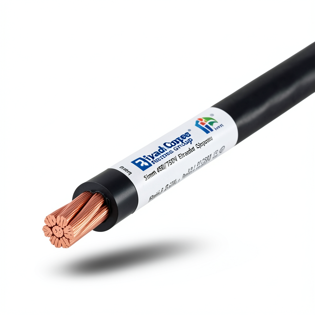 Stranded Copper Electrical Wire 35mm 450/750V Black 100m | Riyadh Cables Group