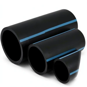 NPF HDPE Pipes Non Pressure Water Networks 2 Bar Pressure 500 mm OD 4 mm Thickness Black