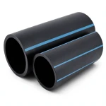 NPF HDPE Pipes Non Pressure Water Networks 2 Bar Pressure 560 mm OD 4.5 mm Thickness Black