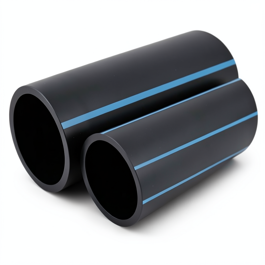 مواسير HDPE الوطني لشبكات المياه الغير مضغوطة ضغط 2 بار قطر خارجي 560 مم سمك 4.5 مم لون أسود