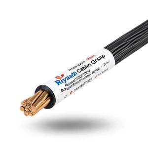 Stranded Copper Electric Wire 450/750V 70mm Black 3000m | Riyadh Cables Group