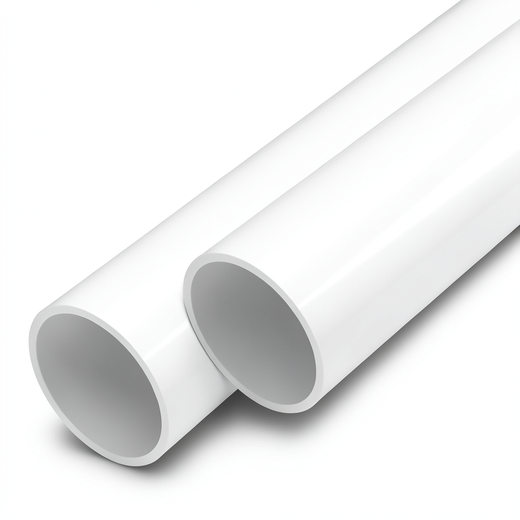 UPVC Pipes Nominal Pressure 8 Bar Outside Diameter 50 mm Thickness 2 mm White