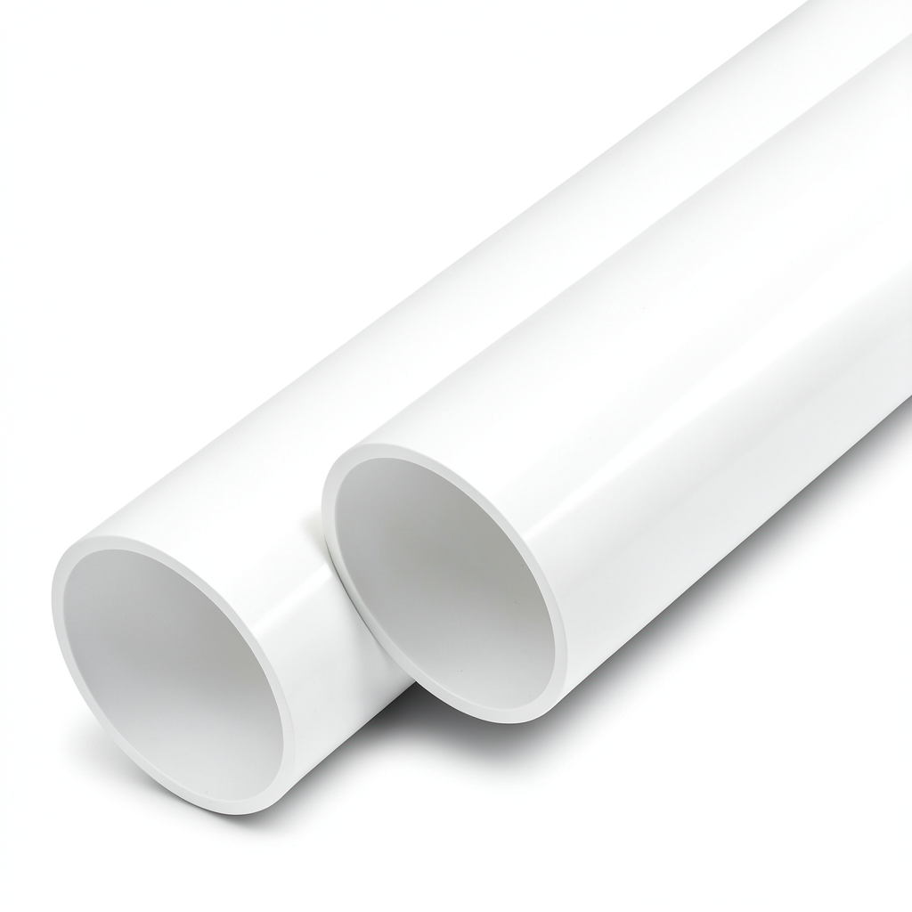 UPVC Pipes National Schedule 40 Size 8 Inch Thickness 8.18 mm White