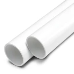 مواسير UPVC ضغط 8 بار قطر خارجي 250 مم سمك 7.7 مم لون أبيض