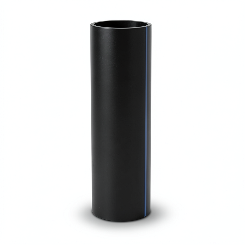 أنابيب HDPE SDR17 قطر خارجي 630 مم سمك 37.4 مم لون أسود