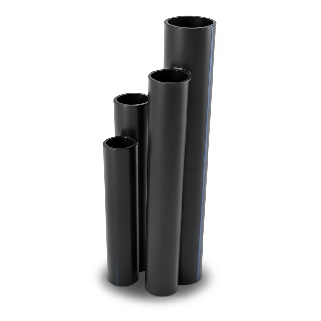 أنابيب HDPE SDR17 قطر خارجي 800 مم سمك 47.4 مم لون أسود