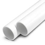مواسير UPVC ضغط اسمي 8 بار قطر خارجي 90 مم سمك 3.5 مم لون أبيض
