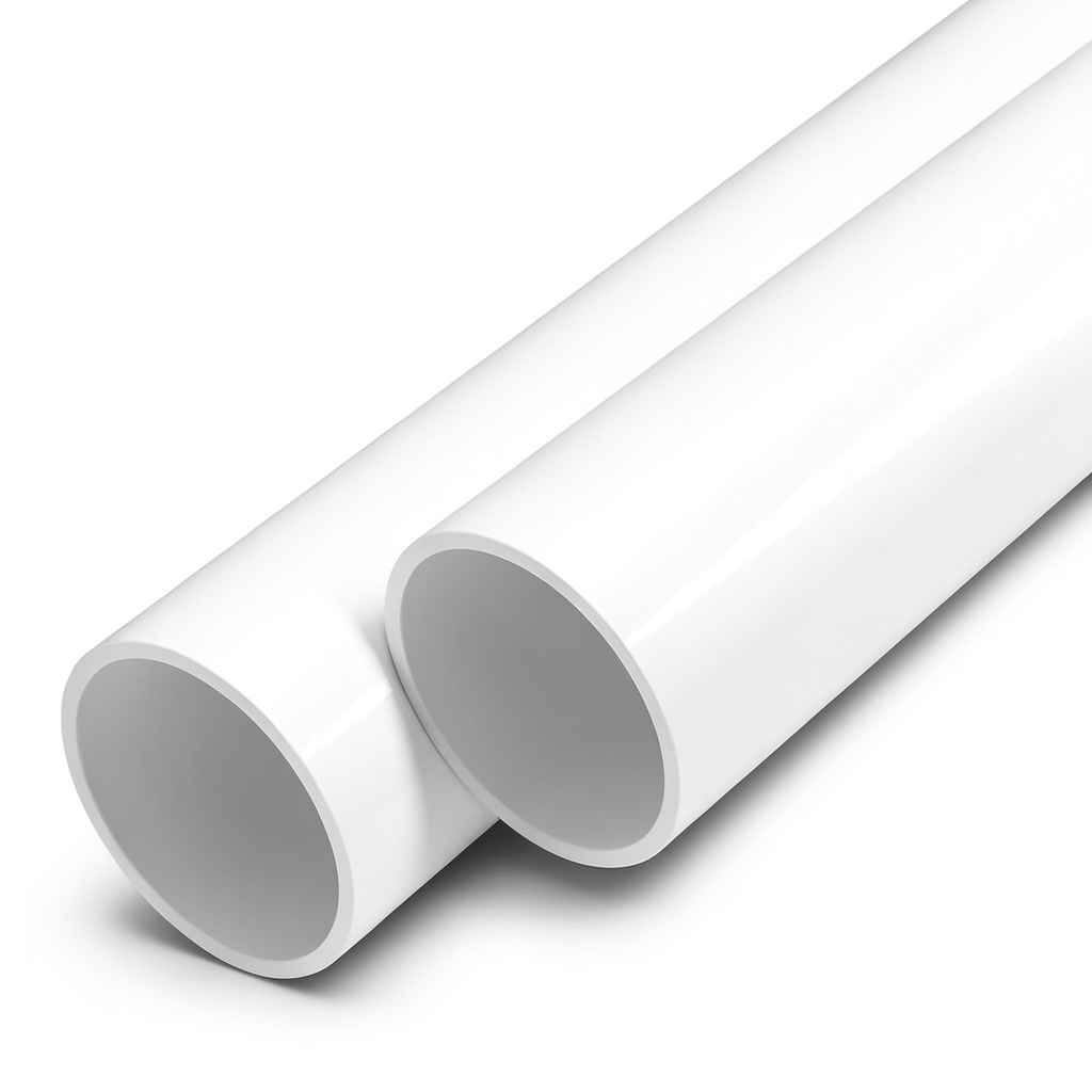 UPVC Pipes Nominal Pressure 8 Bar Outside Diameter 90 mm Thickness 3.5 mm White