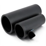 مواسير HDPE الوطني لشبكات المياه الغير مضغوطة ضغط 2 بار قطر خارجي 125 مم سمك 1.8 مم لون اسود