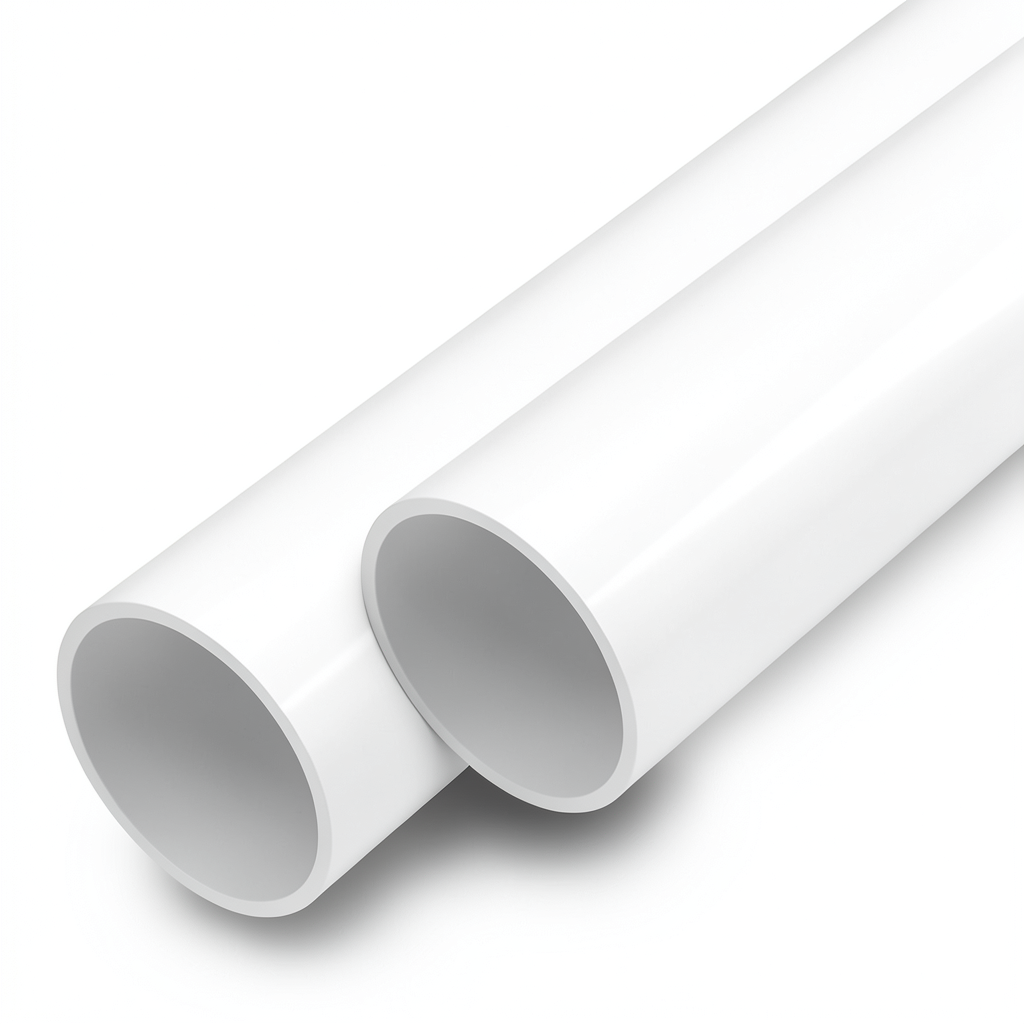 مواسير UPVC ضغط اسمي 8 بار قطر خارجي 400 مم سمك 12.3 مم لون أبيض