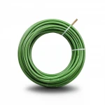 4sq mm Single Core Stranded Wire CU/PVC, 450/750 Rated Voltage, Green Color | Jeddah Cables