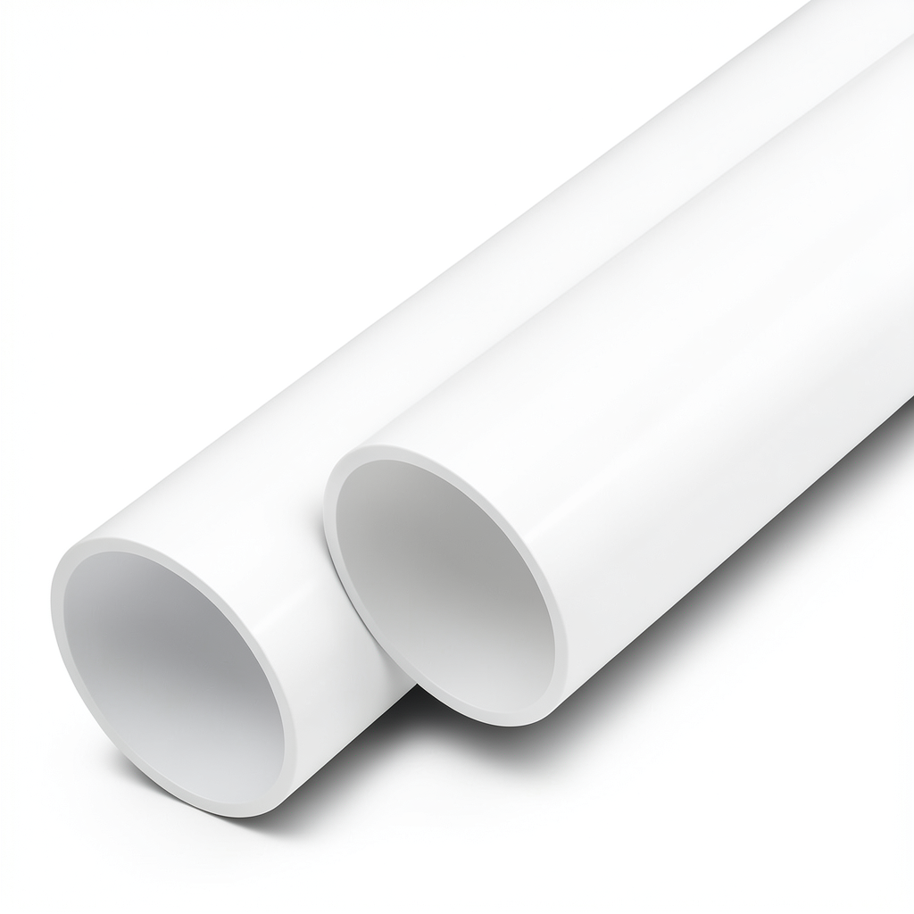 UPVC Pipes Nominal Pressure 10 Bar Outside Diameter 140 mm Thickness 5.4 mm White