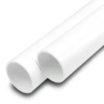 مواسير UPVC ضغط اسمي 10 بار قطر خارجي 160 مم سمك 6.2 مم لون أبيض