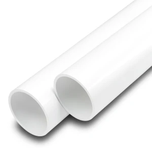 مواسير UPVC ضغط اسمي 10 بار قطر خارجي 160 مم سمك 6.2 مم لون أبيض