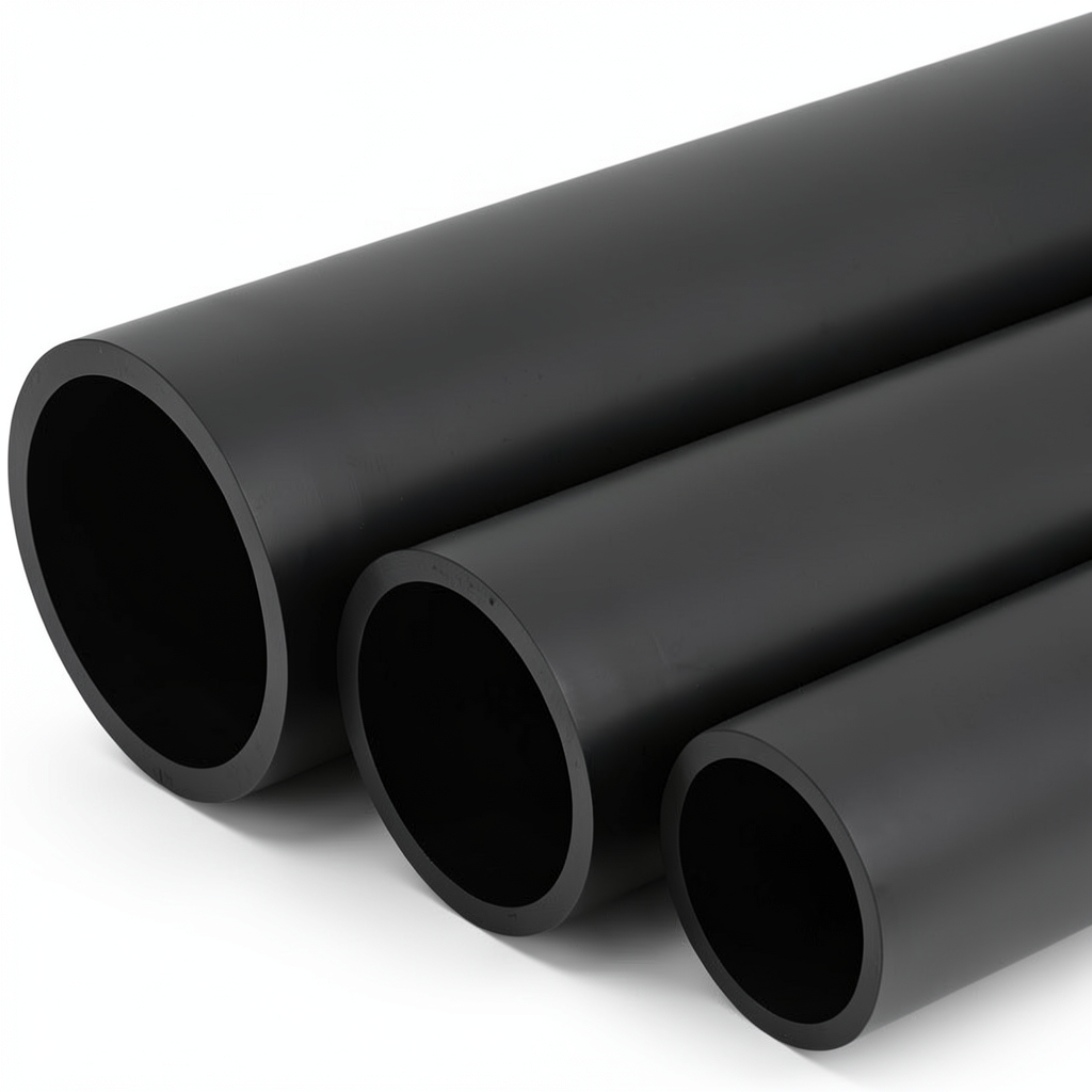 NPF HDPE Pipes for Non Pressure Water Networks Pressure 2 Bar Outside Diameter 225 mm Thickness 1.8 mm Black