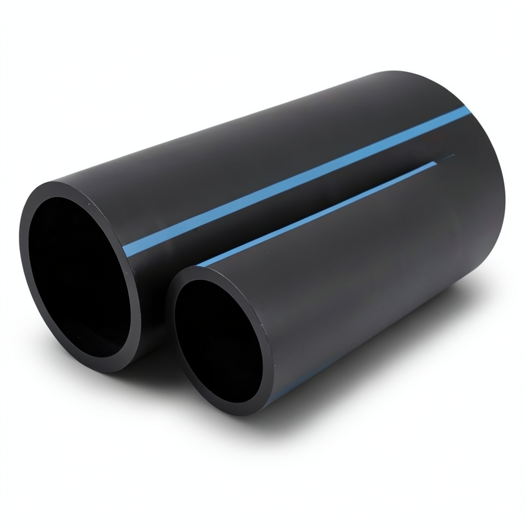 أنابيب HDPE الوطني لشبكات المياه الغير مضغوطة ضغط 2 بار قطر خارجي 250 مم سمك 2 مم لون أسود