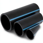 NPF HDPE Pipes Non Pressure 2 Bar, Diameter 315 mm, Thickness 2.5 mm, Black