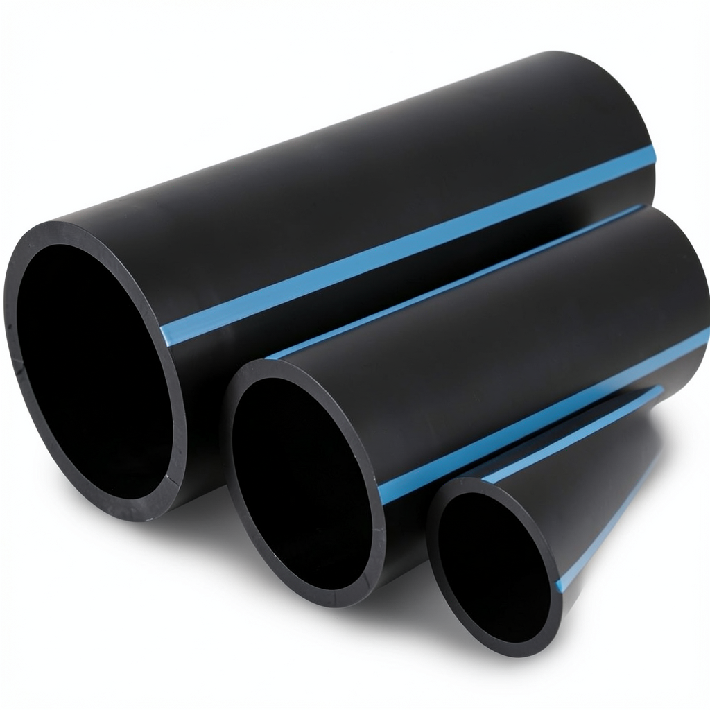 NPF HDPE Pipes Non Pressure 2 Bar, Diameter 315 mm, Thickness 2.5 mm, Black