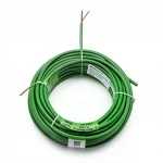 10mm Single Core Stranded Wire CU/PVC, 450/750 Voltage Rating, Green Color | Jeddah Cables