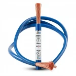 CU/PVC Stranded Copper Wire, 185mm2 Cross Section, 450/750V Rated Voltage, Blue Color | Jeddah Cables