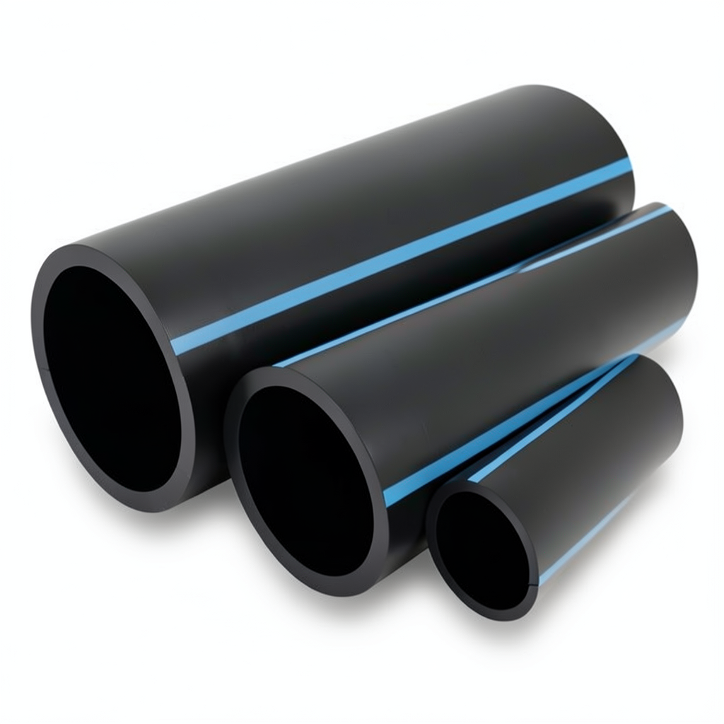 NPF HDPE Pipes Non Pressure 2 Bar, 355 mm OD, 2.9 mm Thick, Black